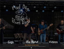 Tablet Screenshot of maddogbluesband.de